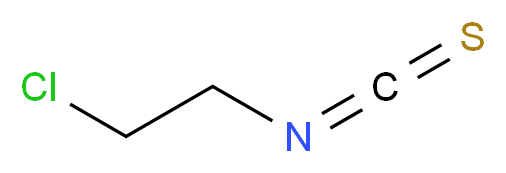 2-Chloroethyl isothiocyanate_分子结构_CAS_6099-88-3)