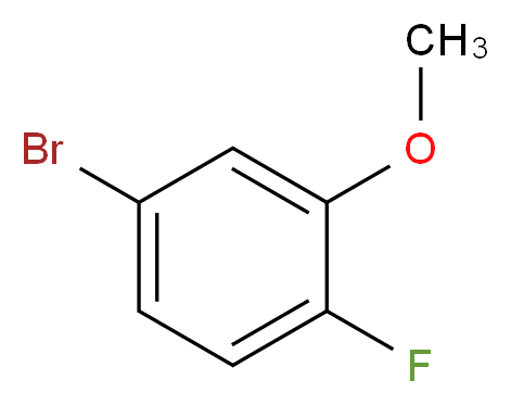 4-bromo-1-fluoro-2-methoxybenzene_分子结构_CAS_103291-07-2