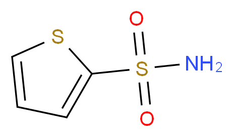 2-噻吩磺酰胺_分子结构_CAS_6339-87-3)