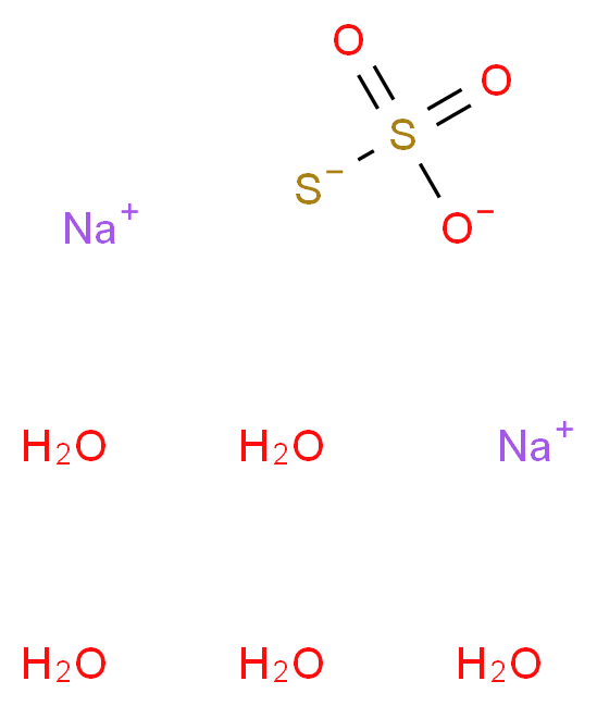 disodium pentahydrate sulfanidesulfonate_分子结构_CAS_10102-17-7