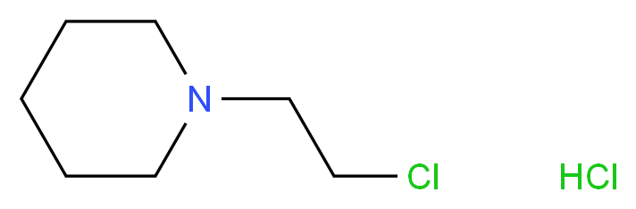 1-(2-chloroethyl)piperidine hydrochloride_分子结构_CAS_2008-75-5