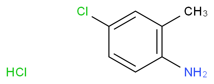 p-CHLORO-O-TOLUIDINE DIAZONIUM CHLORIDE_分子结构_CAS_3165-93-3)