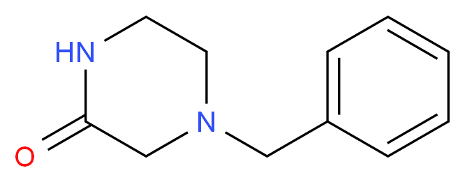 4-Benzylpiperazin-2-one_分子结构_CAS_)