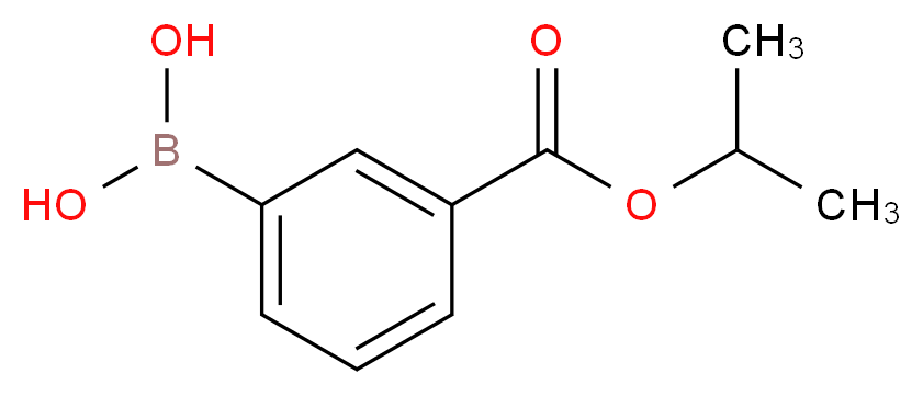 3-(Isopropoxycarbonyl)benzeneboronic acid 98%_分子结构_CAS_342002-80-6)