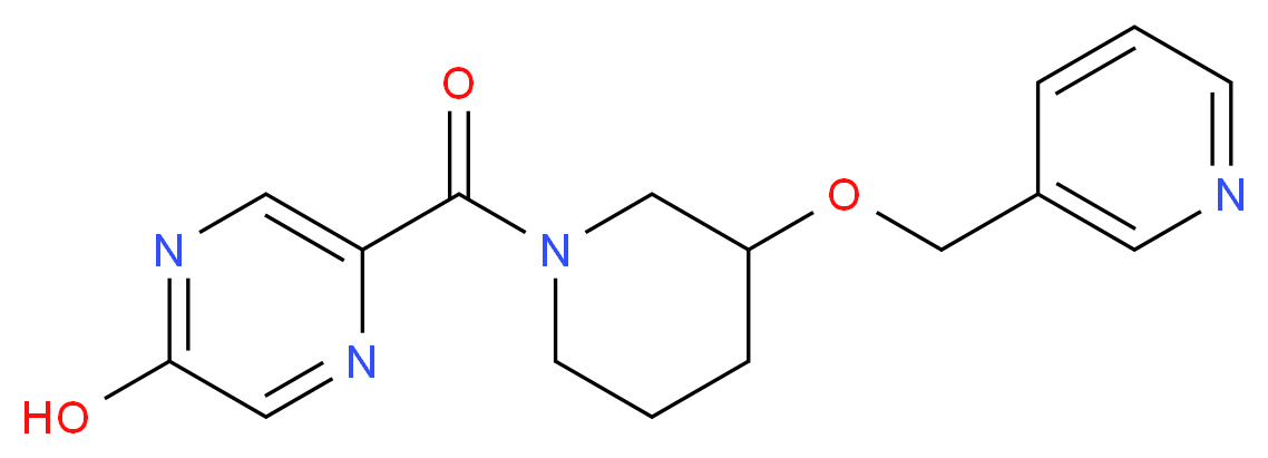 5-{[3-(3-pyridinylmethoxy)-1-piperidinyl]carbonyl}-2-pyrazinol_分子结构_CAS_)