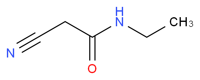 2-cyano-N-ethylacetamide_分子结构_CAS_15029-36-4