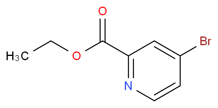 4-BROMOPYRIDINE-2-CARBOXYLIC ACID ETHYL ESTER_分子结构_CAS_62150-47-4)