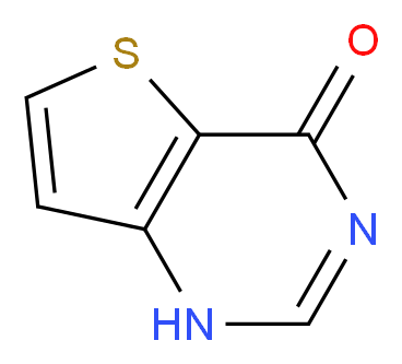 1H,4H-thieno[3,2-d]pyrimidin-4-one_分子结构_CAS_16234-10-9