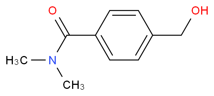 4-(hydroxymethyl)-N,N-dimethylbenzamide_分子结构_CAS_60519-03-1