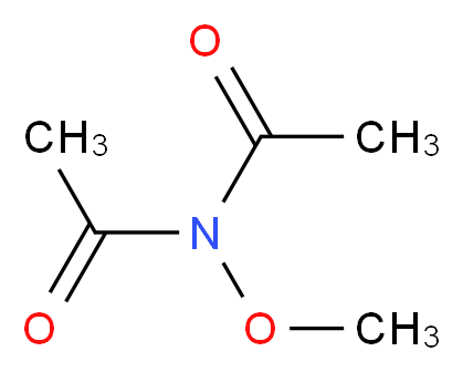 N-acetyl-N-methoxyacetamide_分子结构_CAS_128459-09-6