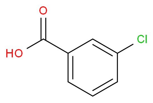 m-CHLOROBENZOIC ACID_分子结构_CAS_535-80-8)