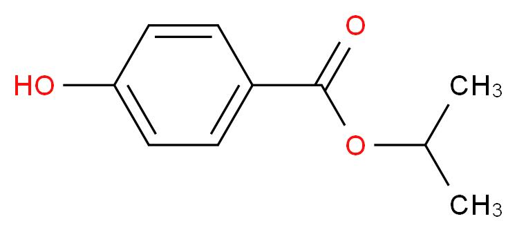 Isopropyl 4-hydroxybenzoate_分子结构_CAS_)