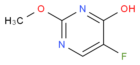 5-fluoro-2-methoxypyrimidin-4-ol_分子结构_CAS_)