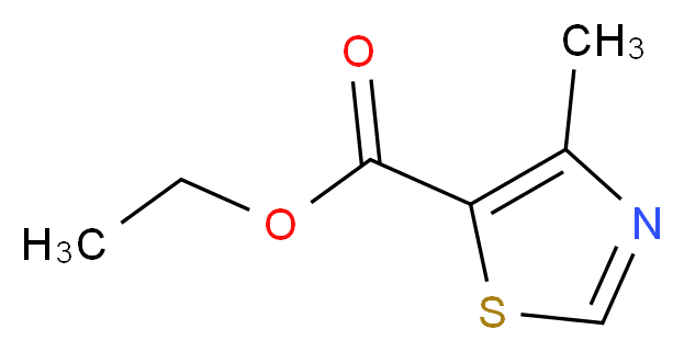 Ethyl 4-methyl-1,3-thiazole-5-carboxylate_分子结构_CAS_20582-55-2)