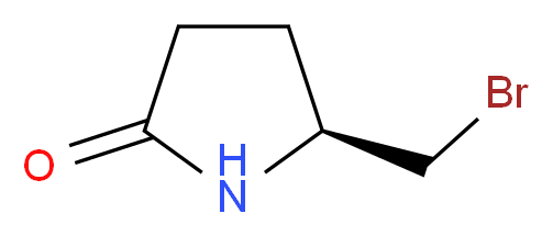 (5S)-5-(bromomethyl)pyrrolidin-2-one_分子结构_CAS_72479-05-1