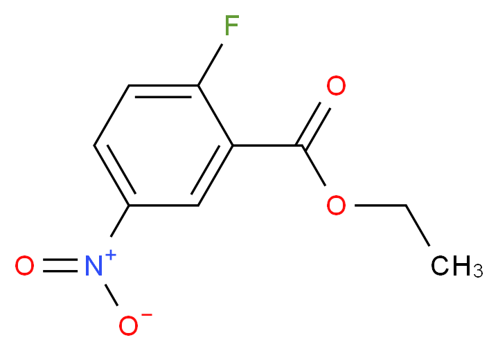 Ethyl 2-fluoro-5-nitrobenzoate 95+%_分子结构_CAS_367-79-3)