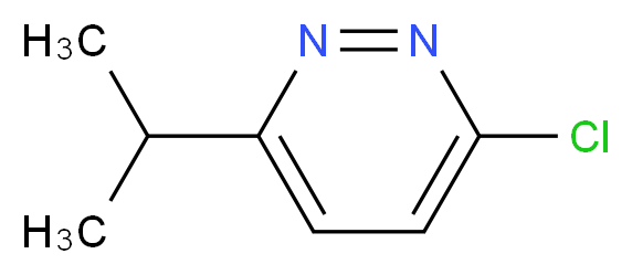 3-Chloro-6-isopropylpyridazine_分子结构_CAS_570416-35-2)