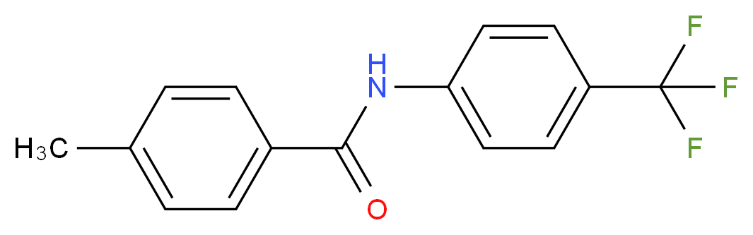 4-methyl-N-[4-(trifluoromethyl)phenyl]benzamide_分子结构_CAS_639787-01-2