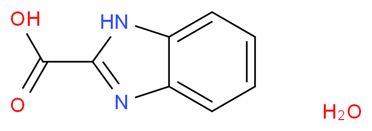 1H-Benzimidazole-2-carboxylic acid hydrate 90+%_分子结构_CAS_849776-47-2)