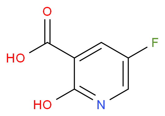 5-fluoro-2-hydroxypyridine-3-carboxylic acid_分子结构_CAS_884494-83-1