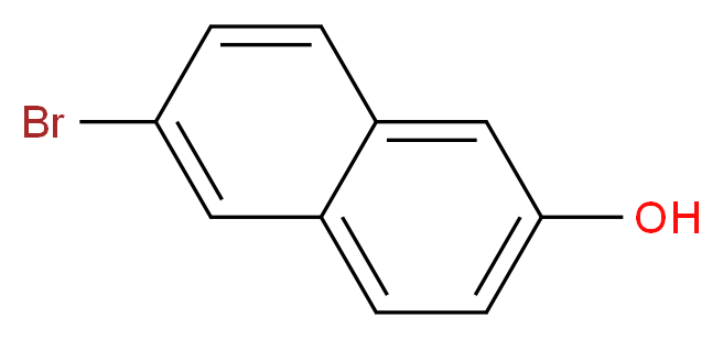 6-Bromo-2-naphthol_分子结构_CAS_15231-91-1)