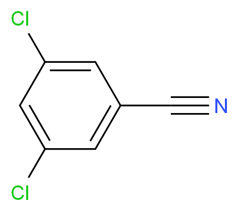 3,5-Dichlorobenzonitrile_分子结构_CAS_6575-00-4)