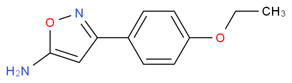 3-(4-ethoxyphenyl)-1,2-oxazol-5-amine_分子结构_CAS_)