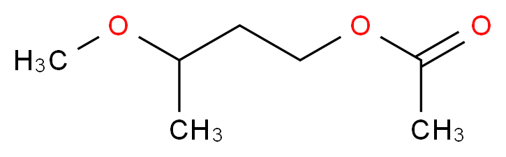 3-methoxybutyl acetate_分子结构_CAS_4435-53-4