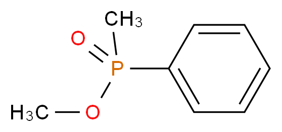 methyl methyl(phenyl)phosphinate_分子结构_CAS_6389-79-3