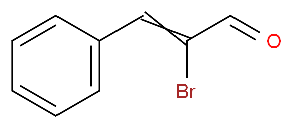 α-溴肉桂醛_分子结构_CAS_5443-49-2)