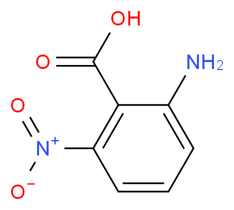 2-Amino-6-nitrobenzoic acid_分子结构_CAS_50573-74-5)