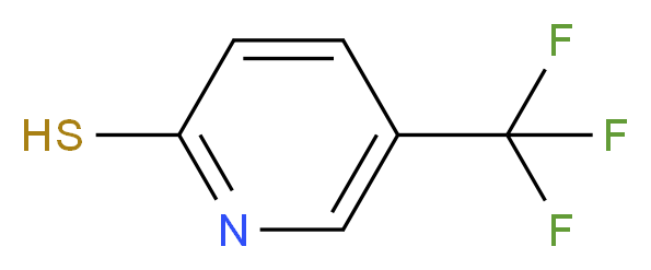 5-Trifluoromethyl-2-thio-pyridone_分子结构_CAS_76041-72-0)