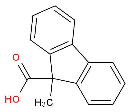 9-Methylfluorene-9-carboxylic acid_分子结构_CAS_3300-17-2)