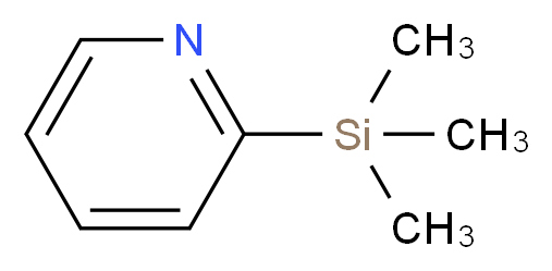 2-(Trimethylsilyl)pyridine_分子结构_CAS_13737-04-7)