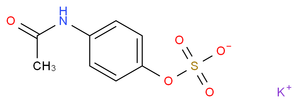 Paracetamol sulfate potassium salt_分子结构_CAS_32113-41-0)