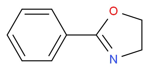 2-phenyl-4,5-dihydro-1,3-oxazole_分子结构_CAS_7127-19-7