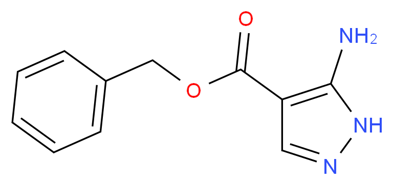 benzyl 5-amino-1H-pyrazole-4-carboxylate_分子结构_CAS_32016-28-7