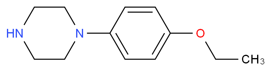 1-(4-ethoxyphenyl)piperazine_分子结构_CAS_46415-29-6