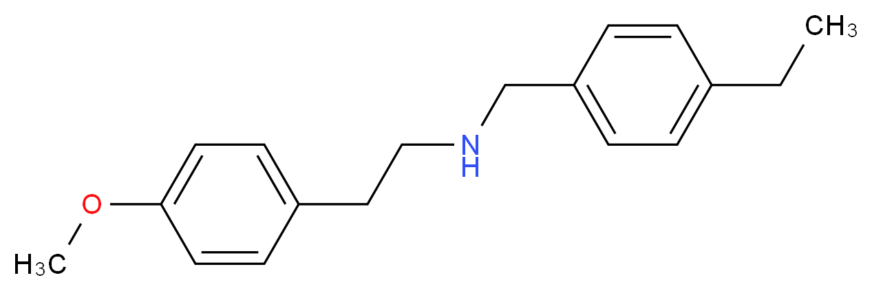 (4-ethylbenzyl)[2-(4-methoxyphenyl)ethyl]amine_分子结构_CAS_444907-15-7)