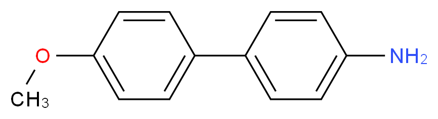 (4'-methoxybiphenyl-4-yl)amine_分子结构_CAS_1137-77-5)