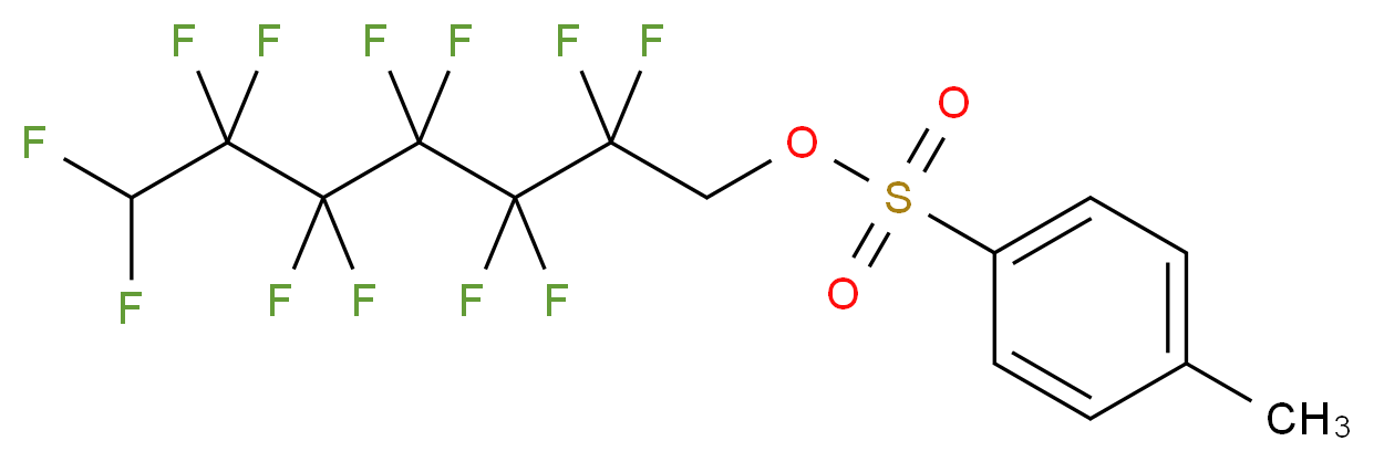 1H,1H,7H-Perfluoroheptyl 4-toluenesulphonate 95%_分子结构_CAS_)