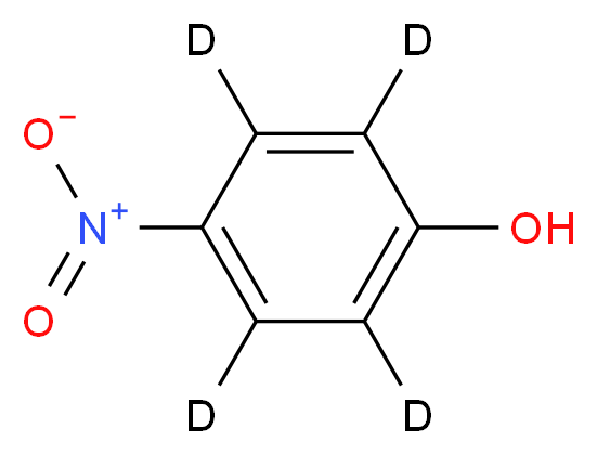 4-nitro(<sup>2</sup>H<sub>4</sub>)phenol_分子结构_CAS_93951-79-2