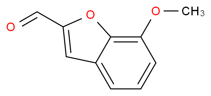 7-methoxy-1-benzofuran-2-carbaldehyde_分子结构_CAS_88234-77-9