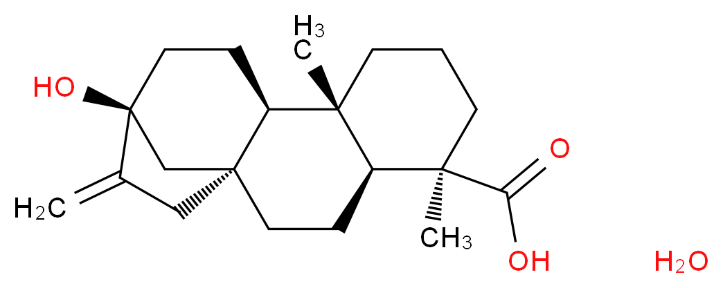 Steviol_分子结构_CAS_471-80-7(anhydrous))