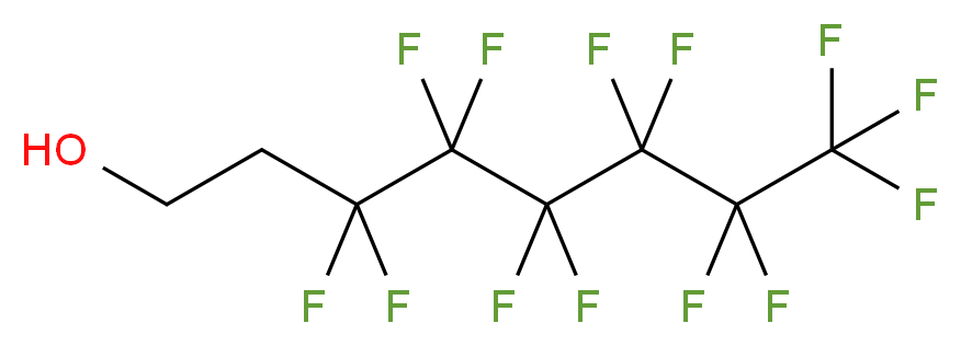 3,3,4,4,5,5,6,6,7,7,8,8,8-十三氟-1-辛醇_分子结构_CAS_647-42-7)