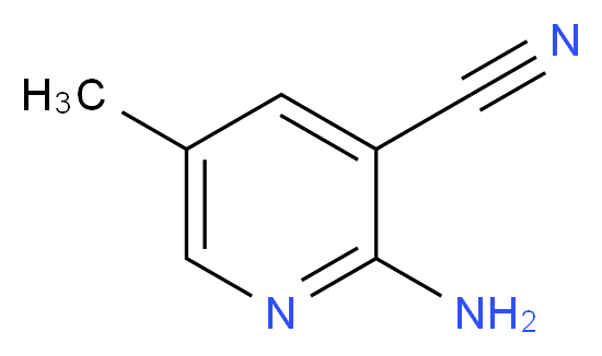 2-Amino-5-methylnicotinonitrile_分子结构_CAS_38076-78-7)