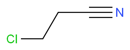 3-chloropropanenitrile_分子结构_CAS_542-76-7