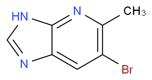 6-Bromo-5-methyl-3H-imidazo[4,5-b]pyridine_分子结构_CAS_)