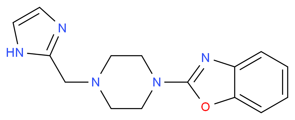 2-[4-(1H-imidazol-2-ylmethyl)piperazin-1-yl]-1,3-benzoxazole_分子结构_CAS_)