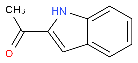 1-(1H-Indol-2-yl)ethanone_分子结构_CAS_)